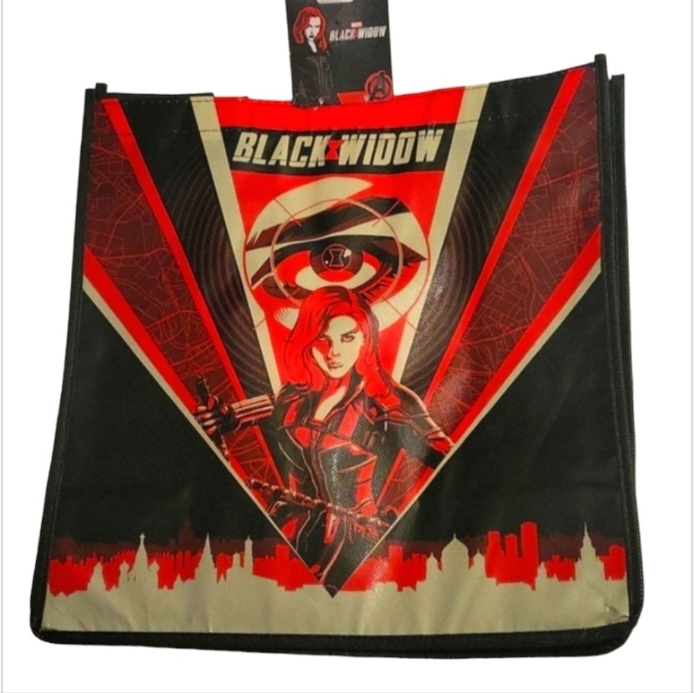 NWT Marvel Black Widow Eco-friendly Reusable Tote Bag